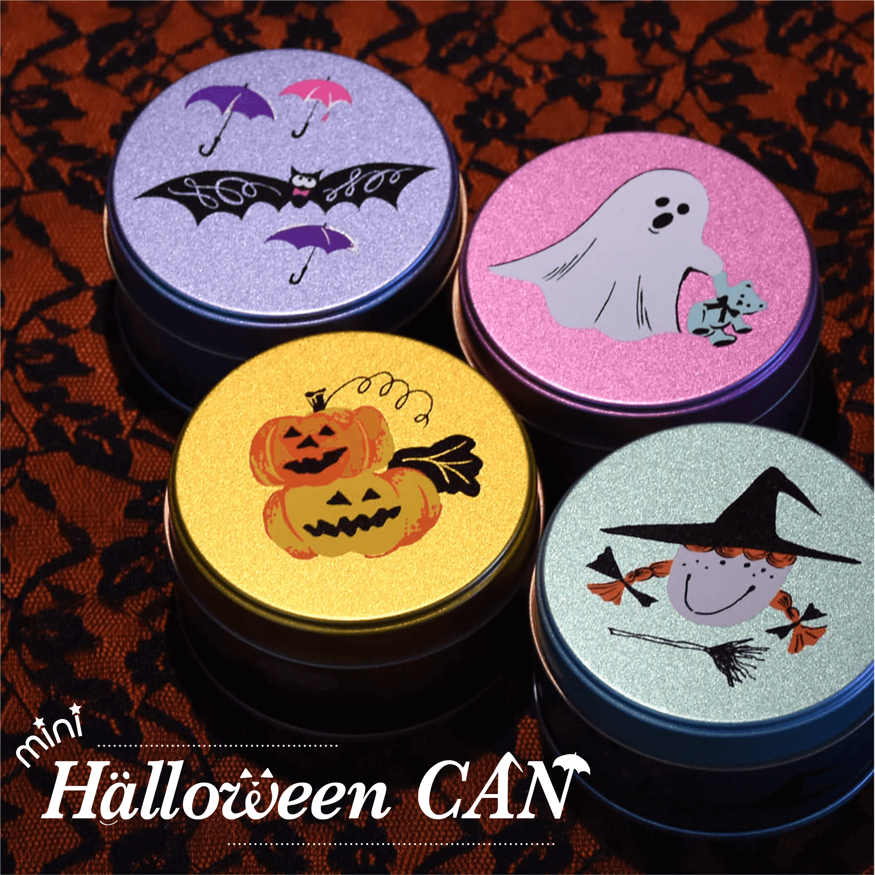 がっこうぐらし！ キャンディ缶ケース ハロウィン 缶マグネット がっこうぐらし！ キャンディ缶ケース ハロウィン 缶マグネット