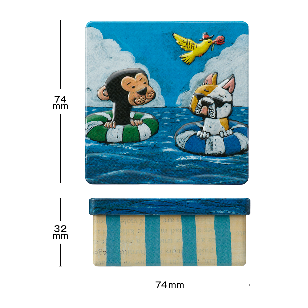 サルくんの旅缶ブルドッグくん