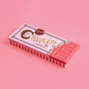 板チョコ缶 ルビー
