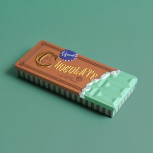 板チョコ缶 ミント