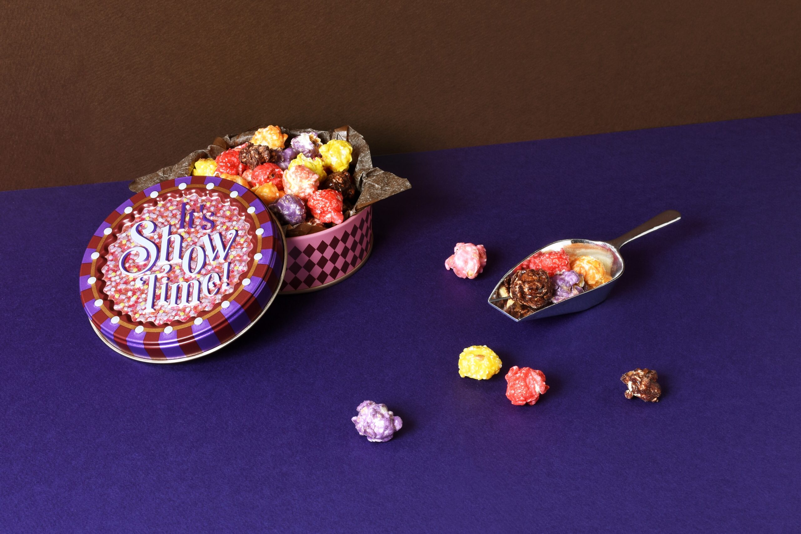 お菓子のミカタ ショータイム缶