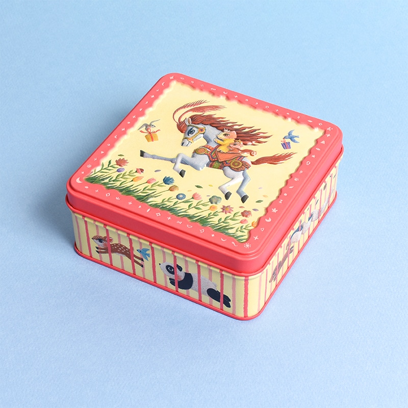 幸せを届けに缶 - お菓子のミカタ